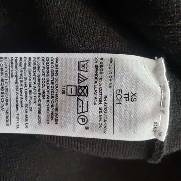 NWOT Banana Republic Milano Sweater Blazer, XS, Black - Picture 9 of 9